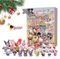 XMAS Adventskalender Countdown Sanrio Kuromi Hello Kitty Puppe Blind Box Gifts