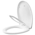 Family 2-in-1 Soft Close WC-Sitz abnehmbar oval Kindersitz Schnellverschluss