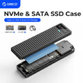 ORICO M.2 NVMe SATA SSD Gehäuse USB3.2 Gen2 10Gbps NVMe, 5Gbps SATA M/B+M-Key