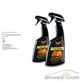 2x MEGUIARS 473ml GOLD CLASS LEATHER UND VINYL CLEANER LEDERREINIGER INNENRAUM #