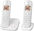 Panasonic KX-TGC422GW weiß, schnurloses Duo Telefon-gebraucht, sehr gut