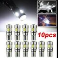 10X T10 W 5W 12V SMD LED Lampe CANBUS Standlicht Innenraum Glassockel Licht Weiß