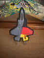 Luftwaffe F-35A Lightning II Silhouette PVC  Patch. German Air Force.