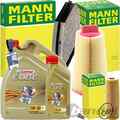 MANN INSPEKTIONSPAKET+CASTROL 5W-30 ÖL passend für MERCEDES W/S204 C180 C200 K