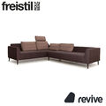 Freistil Rolf Benz Stoff Ecksofa Braun Sofa Couch