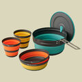 Sea to Summit Frontier UL Collapsible Pot Cook Set w/ 2.2L Pot- [2P] [5 Piece]