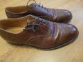 CROCKETT&JONES MADE FOR GORDON SCOTT LEDER PLYMOUTH BROGUES UK8 SCHUHE