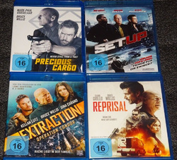 Set Up + Precious Cargo + Reprisal + Extraction [Blu-ray] Bruce Willis.