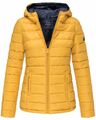 Marikoo Lucy Damen Jacke Steppjacke Übergangsjacke Stepp Herbst gesteppt Kapuze