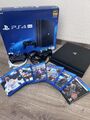 Sony PlayStation 4 Pro 1TB Spielkonsole mit OVP, 2 Controller, 6 Spiele