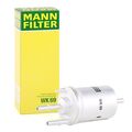 MANN-FILTER WK 69 Kraftstofffilter für VW Golf V Schrägheck (1K1) GOLF VI (5K1)