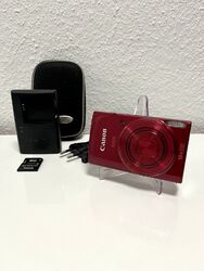 Canon IXUS 180 Rot / Kompakte Digitalkamera / Geprüft ✅