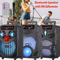 300W Tragbarer Bluetooth 5.0 Lautsprecher LED Subwoofer Musikbox Boombox Party