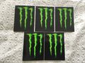 5 x Monster Energy Drink Aufkleber - Kralle Logo Aufkleber - 11x8 cm