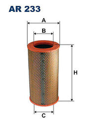 FILTRON AR233 Luftfilter für LUBLIN 2.2 2.4D 04.97- DAEWOO