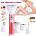 Elektrischer Rasierer Frauen 5in1 Epilierer Bikini Damenrasierer Trimmer Shaver