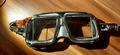 Coole 100% Vintage Original Oldtimer Motorradbrille V&W Flieger Pilotenbrille @@