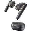 POLY Voyager Free 60+ UC M Carbon Black Earbuds +BT700 USB-C Adapter +Touchscree