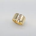 585/-er Gold Massiver Ring mit Diamanten ca.0.30ct. TW VS1 - Gr.58