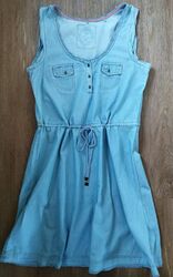 edc by Esprit Sommerkleid, Gr. 34, blau