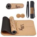 KM-Fit TPE Yogamatte Gymnastikmatte Fitnessmatte Pilates Bodenmatte Sportmatte