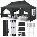 Pavillon 3x3-3x6m Wasserdicht Faltpavillon Pop Up Partyzelt Gartenzelt UV-Schutz