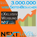 3.000.000 (3Mio) Webseiten Besucher ✔︎ Homepage Traffic ★ SEO ★ online Werbung