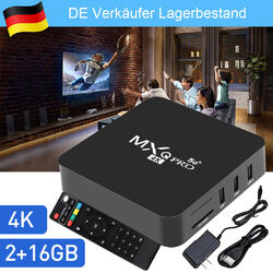 Neu Smart TV BOX 2GB 16GB Android 11.0 Quad Core WIFI Netzwerk Media Player HDR