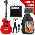 E-Gitarre Komplett Set Verstärker Amplifier Stimmgerät Tuner Gigbag Tasche Band