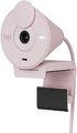 Logitech Brio 300 Full HD-Webcam, Sichtschutz, Mikrofon Rauschunterdrückung Rosa