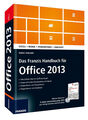 Das Franzis Handbuch für Office 2013, m. CD-ROM: Excel  Word  Powerpoint  O ...