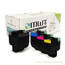 1-10 MWT Toner Patrone/Refill für Lexmark CX 310 410 510 Farbwahl SPAR SETS