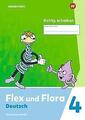 Flex und Flora 4. Heft Richtig schreiben. Verbrauchsmaterial | Buch | 9783141041