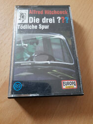 MC Kassette Die drei ??? Fragezeichen Tödliche Spur 89 Hitchcock Europa Hörspiel