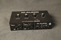 M-Audio M-Track Duo 2-Kanal audio interface mit USB- und XLR-Kabeln