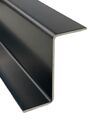 Z-Profile 1mm Aluminium einseitig Ral 9005 schwarz (eins. Schutzfolie) 1m+1,5m