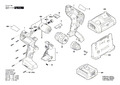 Bosch Ersatzteile für GSR 18V-21 Akku Schrauber