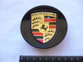 1x Original Porsche Nabenkappe Felgendeckel schwarz glänzend 7L5601149 konkav