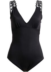 Badeanzug aus recyceltem Polyamid Gr. 50 Schwarz Damen-Bademode Schwimmanzug Neu