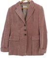 RENé LEZARD Damen Blazer Gr. 42 Rosa Cord Klassisch