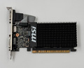 MSI NVIDIA GeForce GT 710 2GB DDR3 PCIe Grafikkarte/GPU HDMI/DVI/VGA - 2GD3H LP