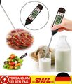 Digitales Lebensmittel Einstich Spieß Thermometer - Kochen, Küche, Grill , Essen