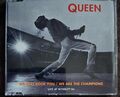 Queen Single CD "We Will Rock you" / "We Are The Champions" Live At Wembley 86