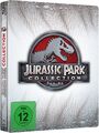 JURASSIC PARK 1-4 COLLECTION (4 Blu-ray Discs, Steelbook) NEU+OVP Jurassic World