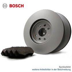 BOSCH Bremsscheiben Set + Beläge Low-Metallic für BMW X6 E71 E72 X5 E70 F15 F85