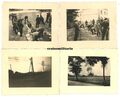 4x Orig. Foto Panzermann Pz.Rgt.35 in Polen 1939 brennendes Dorf Kampf