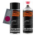 Autolack 2K Spraydosen Set für Buick Cadillac Chevrolet Corvette WA4987 Dark Red