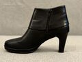 Damen-Stiefeletten Leder, schwarz, Gr. 40 Tamaris