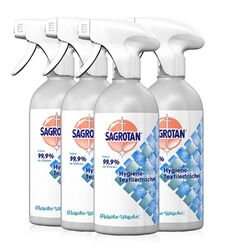 Sagrotan Hygiene-Textilerfrischer Frische Wäsche Gerüche Bakterien  4 x 500 ml