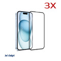 Panzerfolie iPhone 16 15 14 13 12 11 Pro Schutzglas 9D/21D Echt Glas FULLCOVER